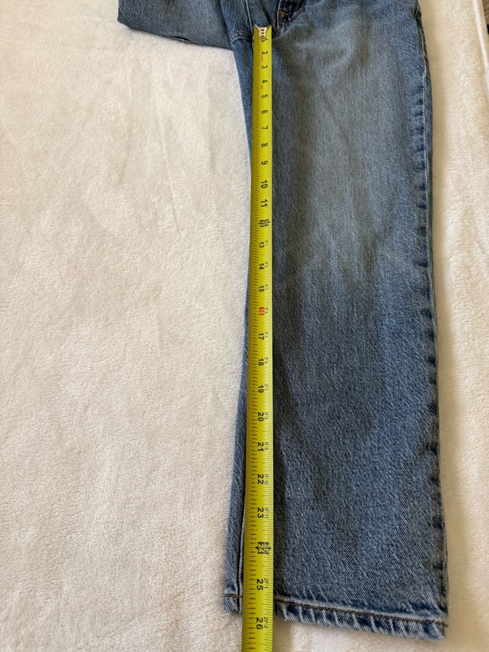FRAME Le Nouveau Straight Jeans Women’s 27 Light Wash Cropped Denim - Picture 8 of 14